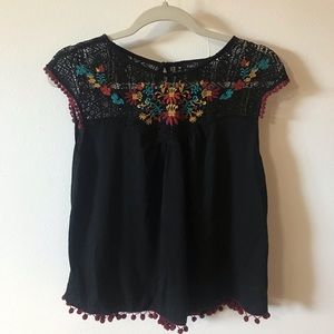 Rue21 Embroidered Tank Top Size XL